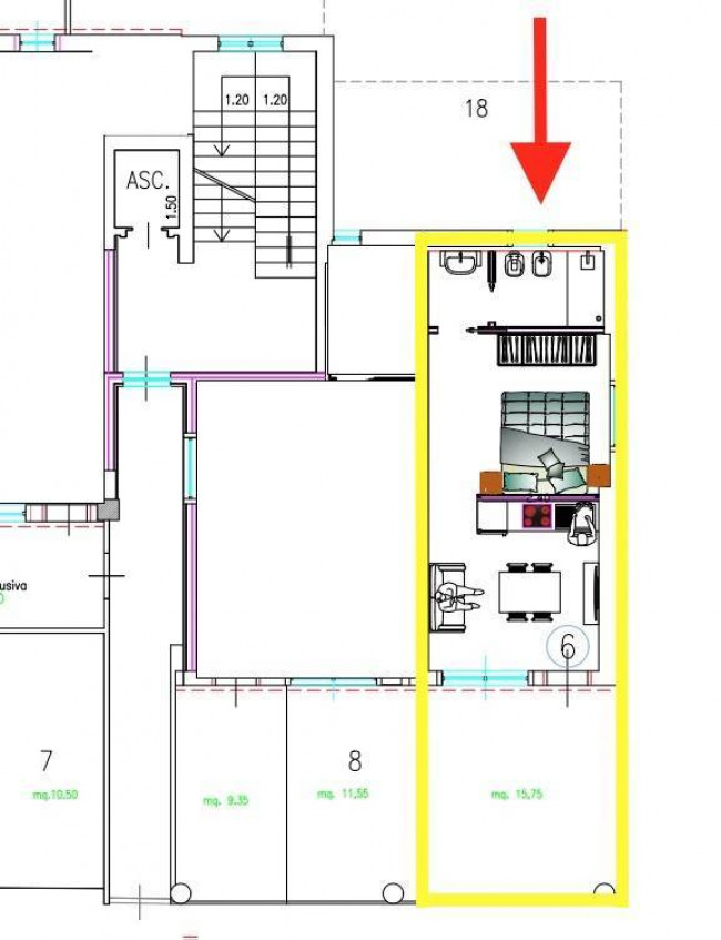 Апартаменты San Benedetto del Tronto