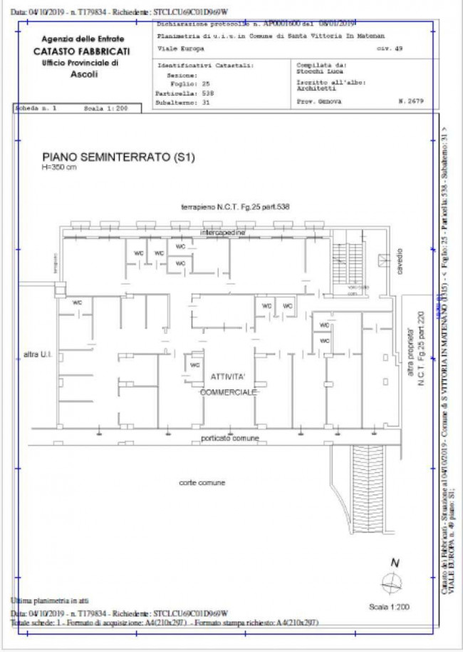 Locale Commerciale in vendita a Santa Vittoria in Matenano
