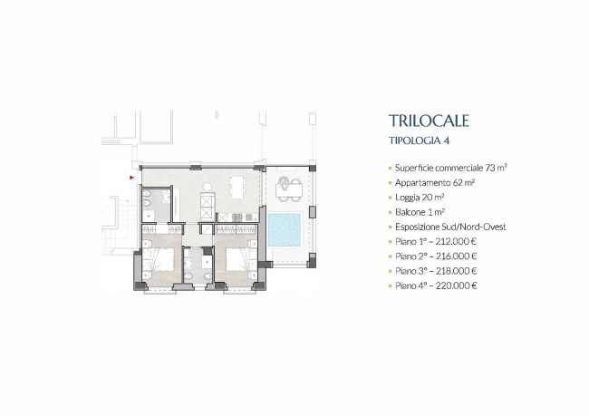 Appartamento in vendita a Alba Adriatica