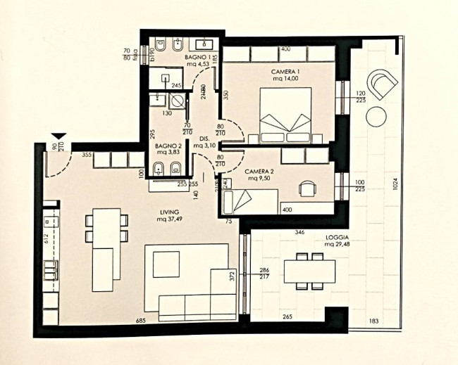 Appartamento in vendita a Fermo