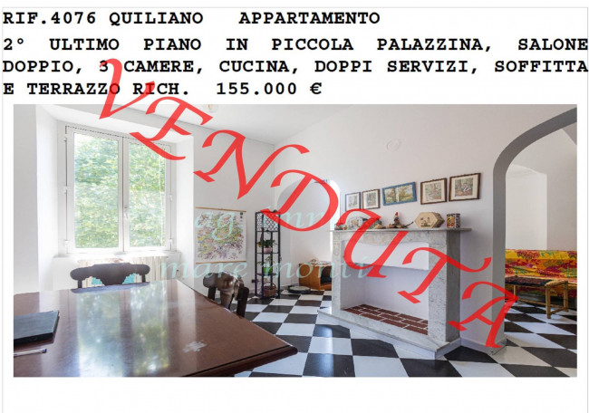 Appartamento in Vendita a Quiliano