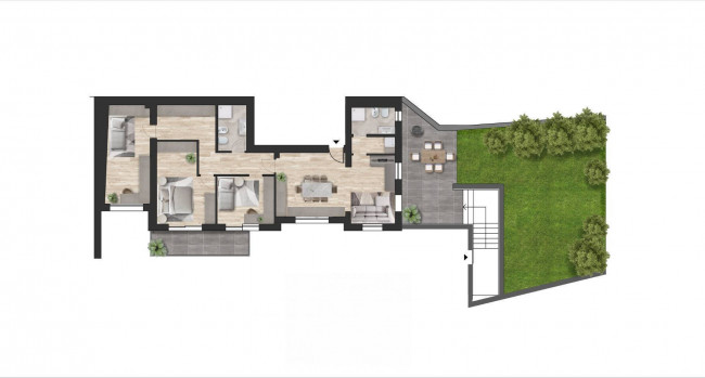 PRESTIGE-Appartamenti in vendita a Veduggio con Colzano