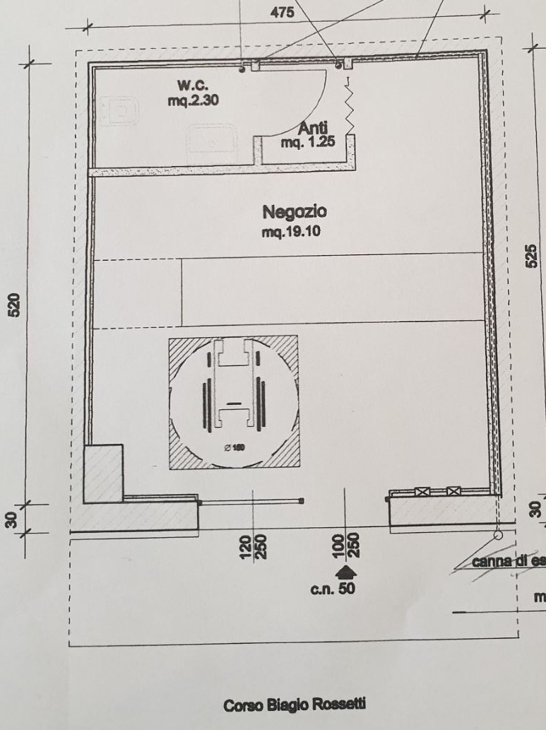 Negozio - Loc.Com. FERRARA affitto  Centro storico  PROGETTO CASA FERRARA