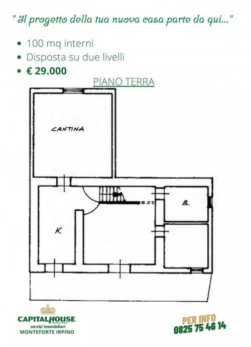 Casa semi-indipendente in vendita a Monteforte Irpino (AV)