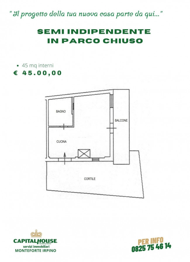 Casa semi-indipendente in vendita a Monteforte Irpino (AV)