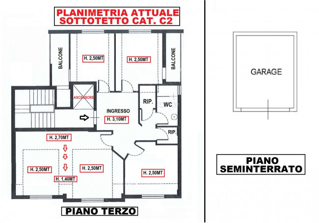 Attico in vendita a Macerata Campania (CE)