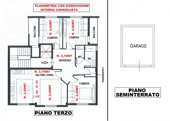 Attico in vendita a Macerata Campania (CE)