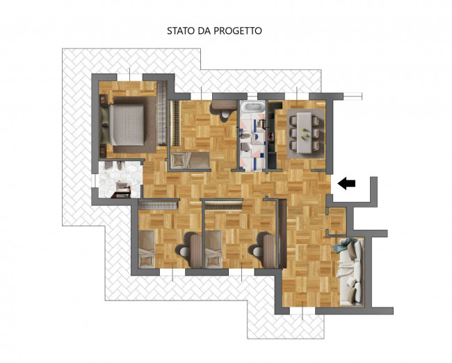 Appartamento in vendita a San Nicola La Strada (CE)