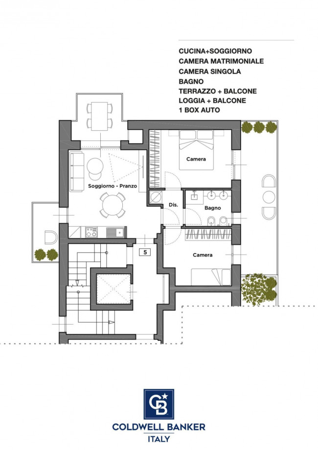 Appartamento in vendita a Parco, Riccione (RN)