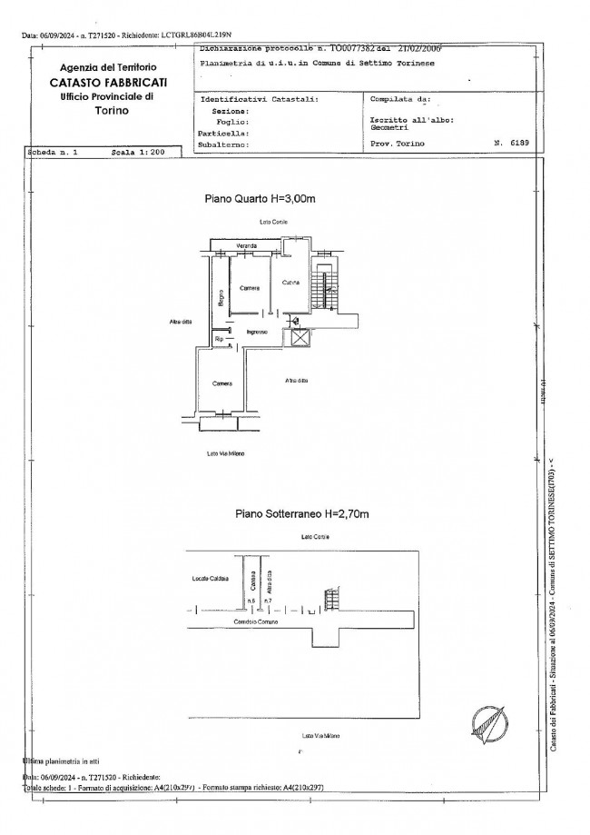 Appartamento in vendita a Settimo Torinese (TO)